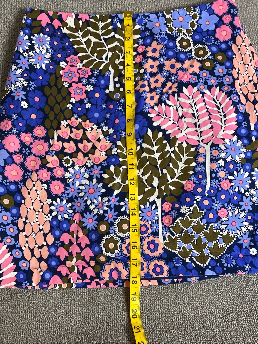 Talbots Spring Artsy Floral Pencil Skirt- Business Casual Wedding Guest Summer - Picture 5 of 5